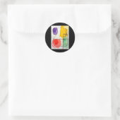 Aufkleber für Live-Farben (Tasche)