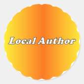 Aufkleber für lokale Autoren (Vorderseite)