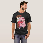 Aufkleber für Mabel und Waddles T-Shirt (Vorne ganz)