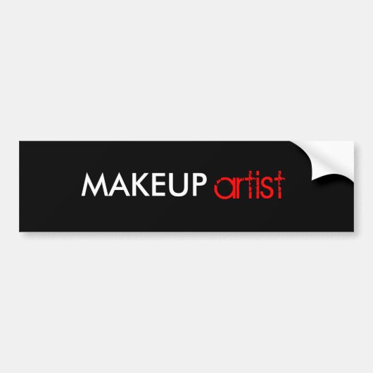 Aufkleber für Makeup-Künstler Autoaufkleber (Vorne)