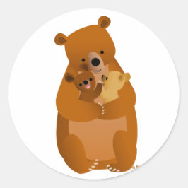 Aufkleber für Mama Bären