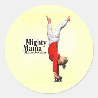 Aufkleber für Mamas auf Skateboards