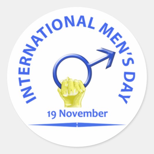 Aufkleber für Männer (Vorderseite)