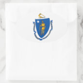 Aufkleber für Massachusetts (Tasche)