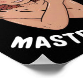 Aufkleber für Master-Hugger auf Selbststufe Poster (Ecke)