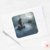 Aufkleber für Meerjungfrau und Piratenschiff (Umschlag)