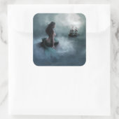 Aufkleber für Meerjungfrau und Piratenschiff (Tasche)