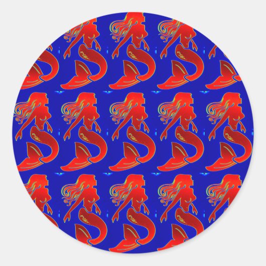 Aufkleber für Meerjungfrauen (Vorderseite)