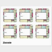 Aufkleber für mehrfarbiges Glas (Blatt)