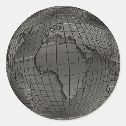 Aufkleber für Metall-World-Globe (Vorderseite)