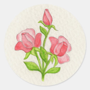 Aufkleber für Miniatur-Rose