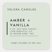 Aufkleber für Minimalistische, helle Farbe (Vorderseite)