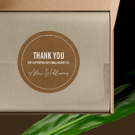 Aufkleber für Minimalistische Round-Logos