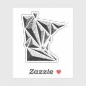 Aufkleber für MN-Staat (Blatt)