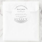 Aufkleber für moderne Hütte und Lebensmittelrecht (Tasche)