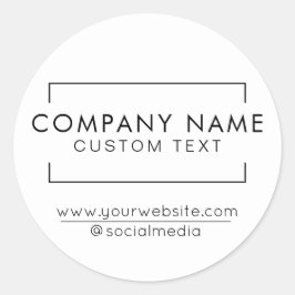 Aufkleber für moderne Kleinunternehmen