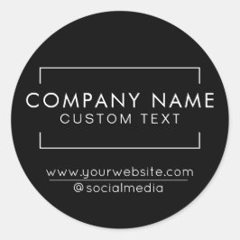 Aufkleber für moderne Kleinunternehmen