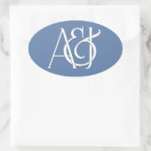 Aufkleber für Monogramm (Tasche)