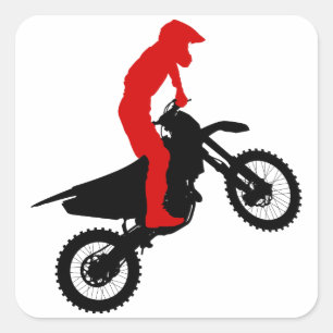 Aufkleber für Motorcross-Fahrer