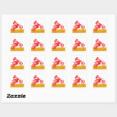 Aufkleber für Motorrad- und Motorradfahrer (Blatt)