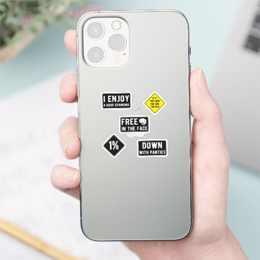 Aufkleber für Motorradhelm II (Telefon)