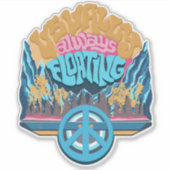 Aufkleber für Mountain Rides (Vorderseite)