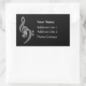 Aufkleber für Musikadresse (Tasche)