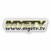 Aufkleber für MYETV-Notebooks (transparent/weiß) (Vorderseite)