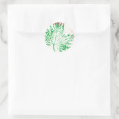 Aufkleber für Naturblattdrucke (Tasche)