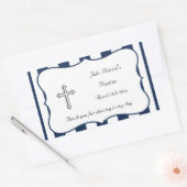 Aufkleber für Navy und White Taufen (Umschlag)