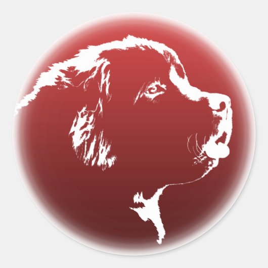 Aufkleber für Neufundland - Neufundland (Vorderseite)