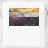 Aufkleber für nichtbinäre Nebulaflagge (Tasche)