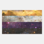Aufkleber für nichtbinäre Nebulaflagge (Vorderseite)