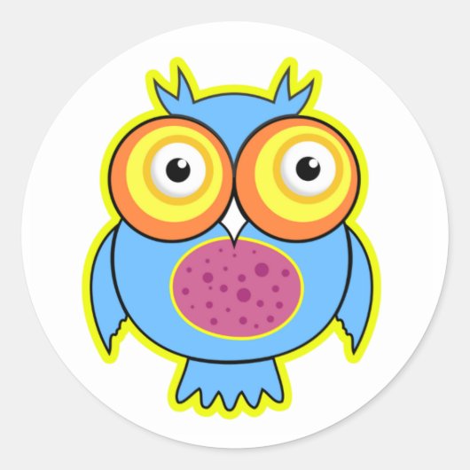 Aufkleber für niedliche Babyschale Cartoon (Vorderseite)