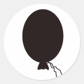 Aufkleber für niedliche Ballonplaner (Vorderseite)