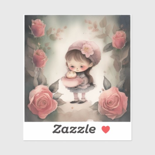 Aufkleber für niedliche Cartoon (Blatt)