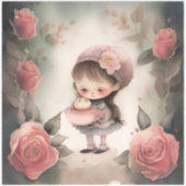 Aufkleber für niedliche Cartoon (Vorderseite)