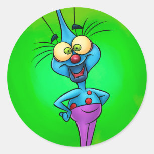 Aufkleber für niedliche Cartoon