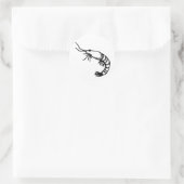 Aufkleber für niedliche Garnelenplaner (Tasche)