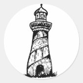 Aufkleber für niedliche Leuchtturmplaner (Vorderseite)