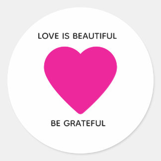 Aufkleber für Niedliche Liebe des Herzens