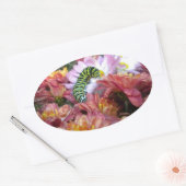 Aufkleber für niedliche Raupe (Umschlag)