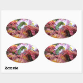 Aufkleber für niedliche Raupe (Blatt)