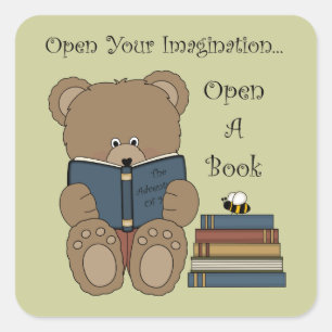 Aufkleber für niedliche Schulbären