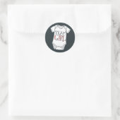 Aufkleber für niedliches Team Girl Gender (Tasche)