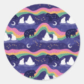 Aufkleber für Nordlichter (Vorderseite)