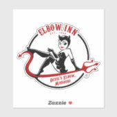 Aufkleber für offizielle Ellenbogenfarben (Blatt)