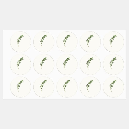 Aufkleber für Olive Branch Collection (Blatt)