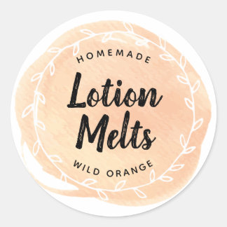 Aufkleber für Orange Essential Oil Craft