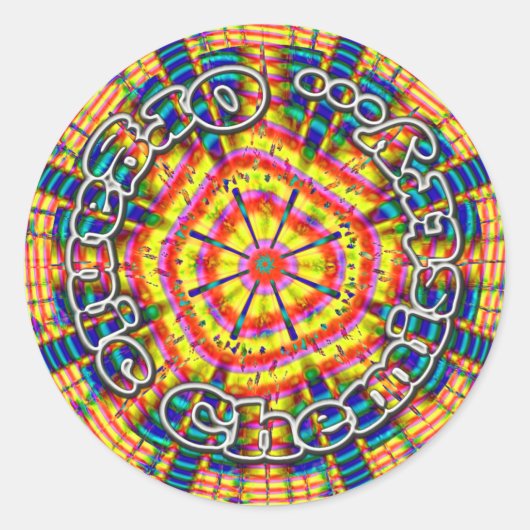 Aufkleber für organische Chemie (Vorderseite)